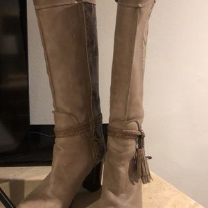 Dress Boots Snake & leather size 8